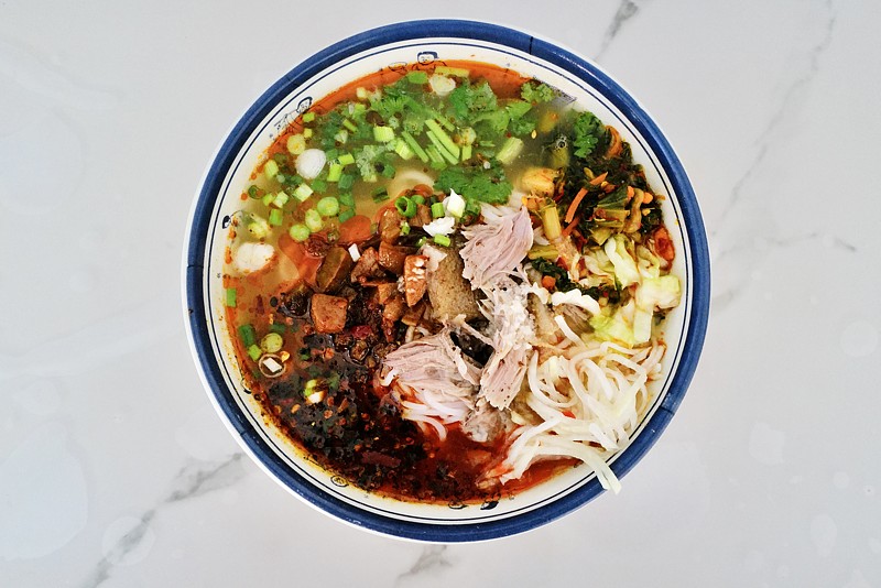 扒肉饵丝